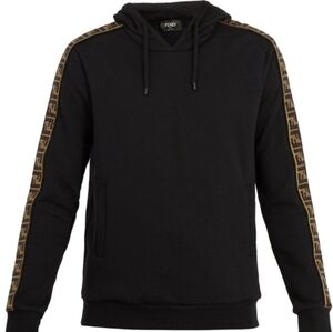 Fendi FF Tape Logo Hoodie